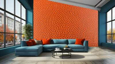 orange basketball background Wall mural