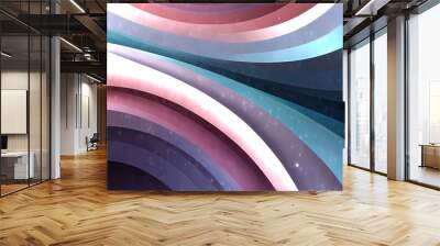 abstract background with circles Wall mural