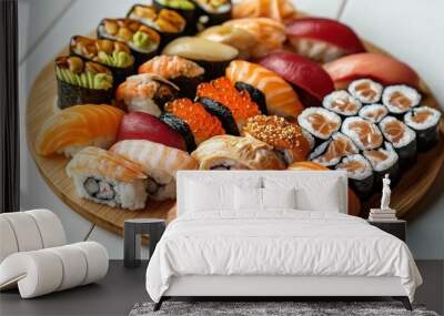 Sushi - Traditional Japanese food Wall mural