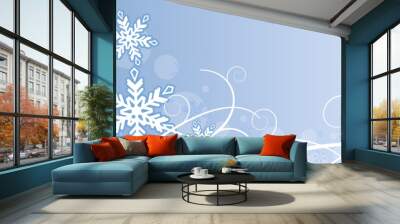 Christmas background Wall mural