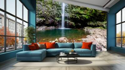 2022 08 19 Madeira waterfall 2 Wall mural