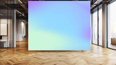 Gradient blur wavy purple blue abstract background Wall mural