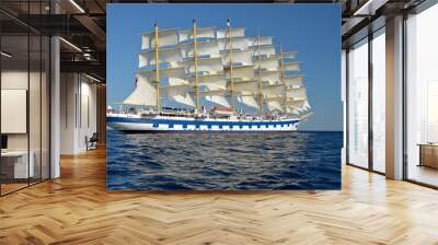 cruise ship sailing Wall mural