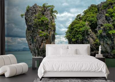 Thailand travel. Cruises and excursions to the Andaman Sea and islands. Islands of Krabi National Park
 Wall mural