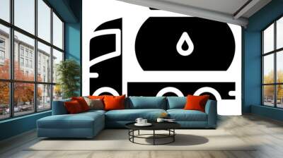 truck icon Wall mural