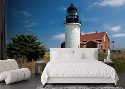 Most Powerful Lighthouse in Maine is Seguin Island Light Wall mural