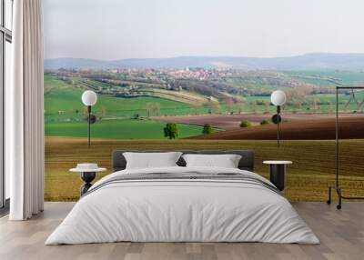 green hills in moravia Wall mural