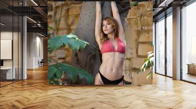 woman in bikini Wall mural