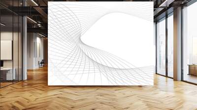 business background lines wave abstract stripe design Wall mural