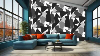 Seamless geometric pattern, sportive print.	 Wall mural