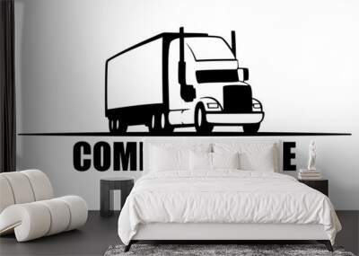 truck company Wall mural