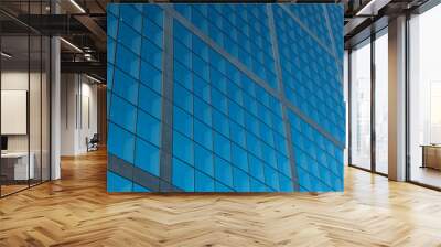 image of the windows office building in la defense area; paris; france Wall mural