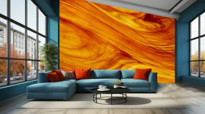 Amber Glass Swirl Wall mural