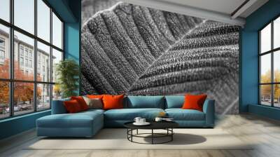 leaf texture background Wall mural