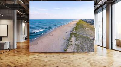 Beach of the Jersey Shore Taken by Drone Wall mural