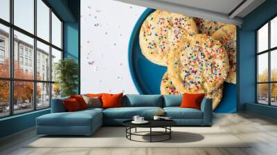 Sugar Cookies with Brightly Colored Sprinkles  Wall mural