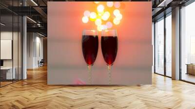 Wine For Two Wall mural