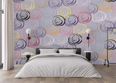 colored textile seamless wallpaper Wall mural