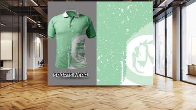 jersey design, jersey texture, sports wear, jersey design for Sublimation print Wall mural