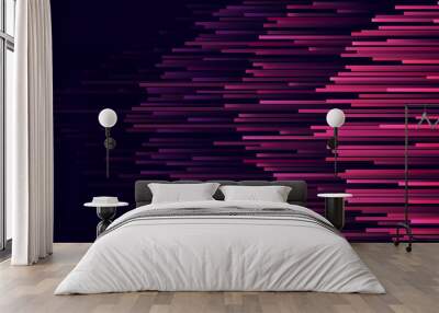 Speed lines technology Data connection abstract background. Vector Wall mural