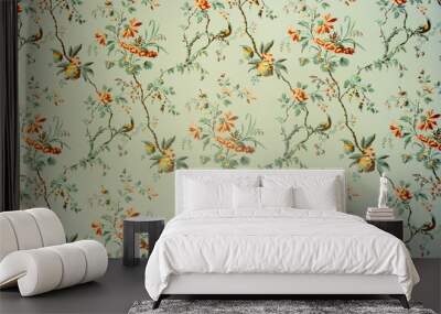 Vintage wallpaper Wall mural