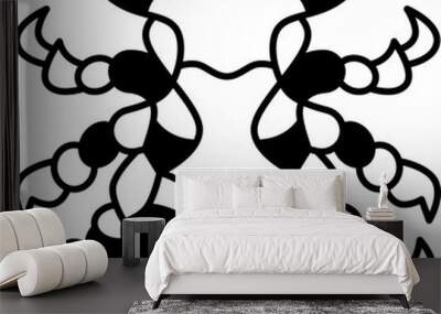 louse  icon Wall mural