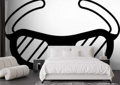 sunglasses  icon Wall mural