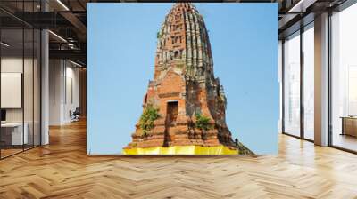 old brick pagoda in thailand Wall mural