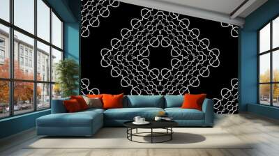 Design seamless decorative lacy pattern Wall mural