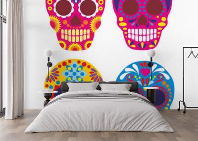  Holy Death, Day of the Dead, mexican sugar skull Wall mural