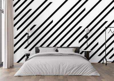 abstract seamless speed line pattern design. Wall mural