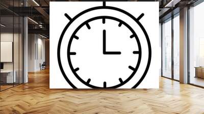 Timer icon Wall mural