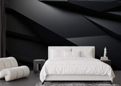 Elegant Luxury black texture background Wall mural