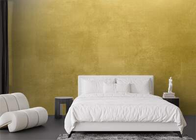 Gold cloth surface. Gradient. Olive colors. Abstract fabric background with space for design. Canvas. Rough, grainy, durable. Matte, shimmer. Template, empty. Wall mural