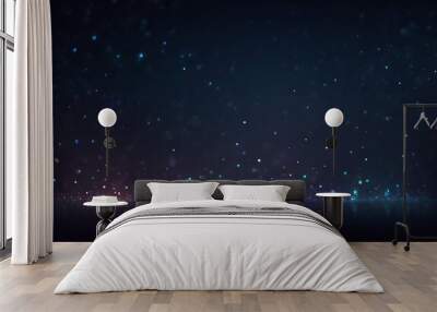 background with stars Wall mural