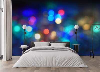 colorful bokeh background Wall mural