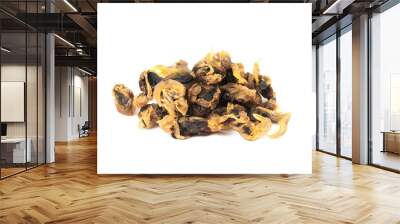 sea food sweet dried clams on white background Wall mural