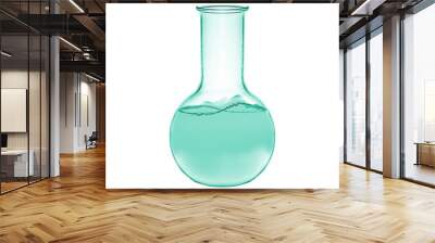 Test tube glassware equipment with Water ripple , science concept. Wall mural