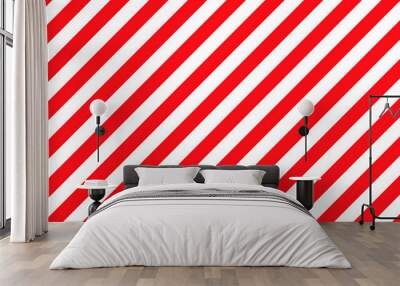 Candy Cane Stripes Wall mural