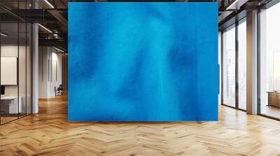 blue silk fabric abstract background Wall mural