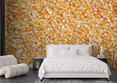 dried corn seed for background, corn for animal feed Wall mural