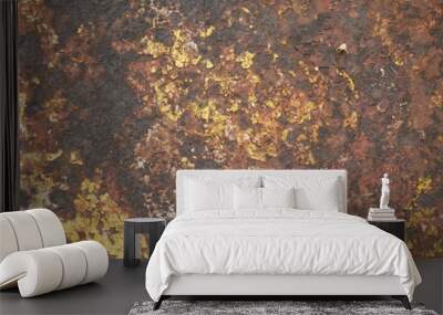 rusty wall texture,abstract grunge background Wall mural