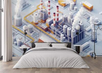 Industrial Complex. Wall mural