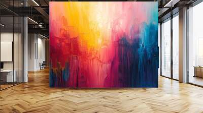 abstract colorful background Wall mural