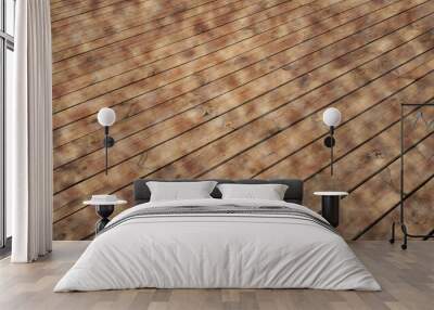 old vintage grunge wood texture Wall mural