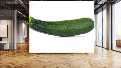 Fresh zucchini isolated on white Wall mural