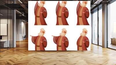 Set of Moses icons Wall mural