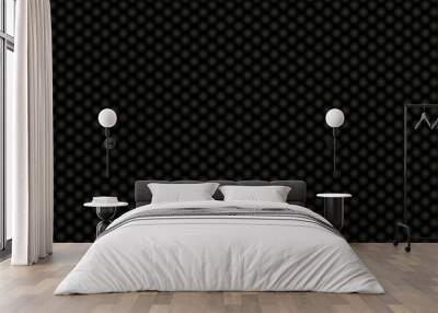 Black background with pattern Wall mural