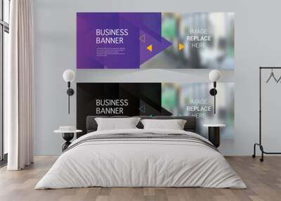 professional corporate business banner design Wall mural