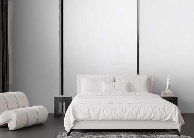 smartphone isolated on white Wall mural